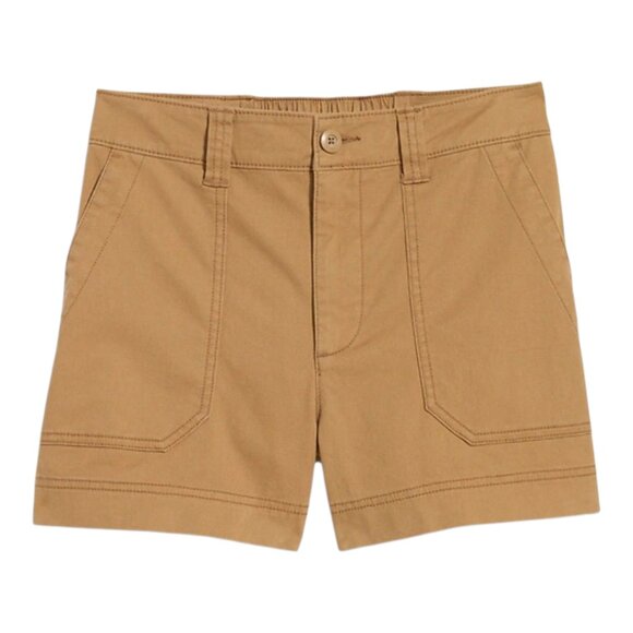 Old Navy High-waisted OG Utility Chino Shorts in Brown Summer Casual Women's XL - Picture 2 of 8